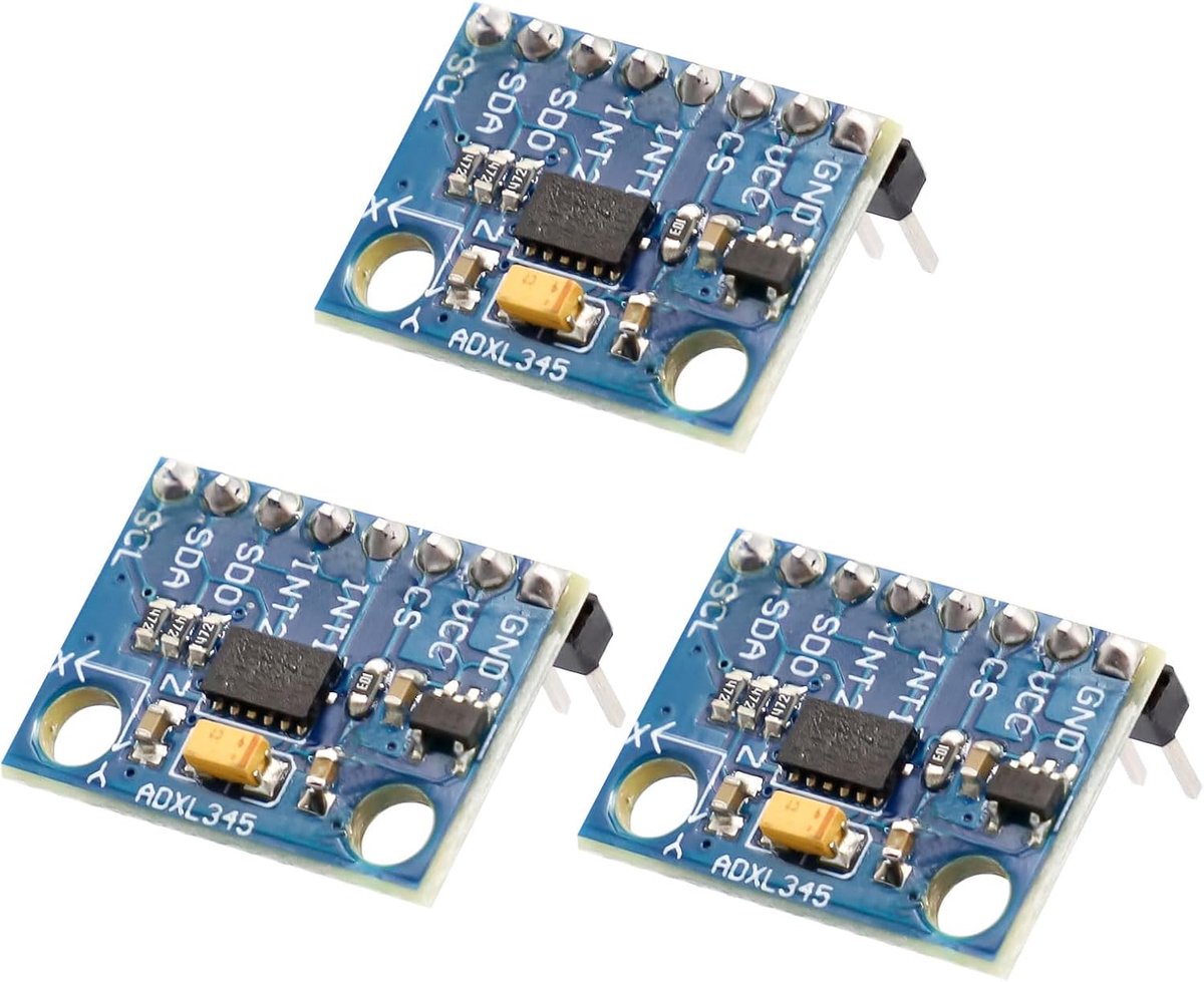 Module 3 stuks versnellingssensor 3-assige Accelerometer GY-291 digitale zwaartekrachtsensor module IIC/SPI-overdracht voor Arduino Ra-Pi