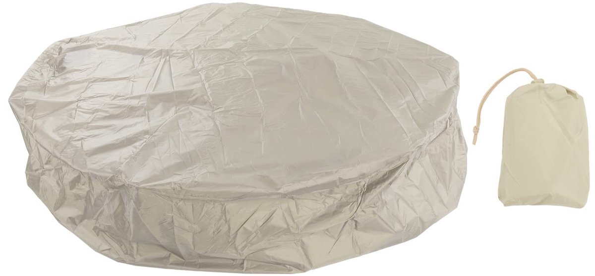 Omgoods - Opblaasbare Hot Tub Cover - Waterdichte Bescherming voor Ronde (190x30cm-Beige)
