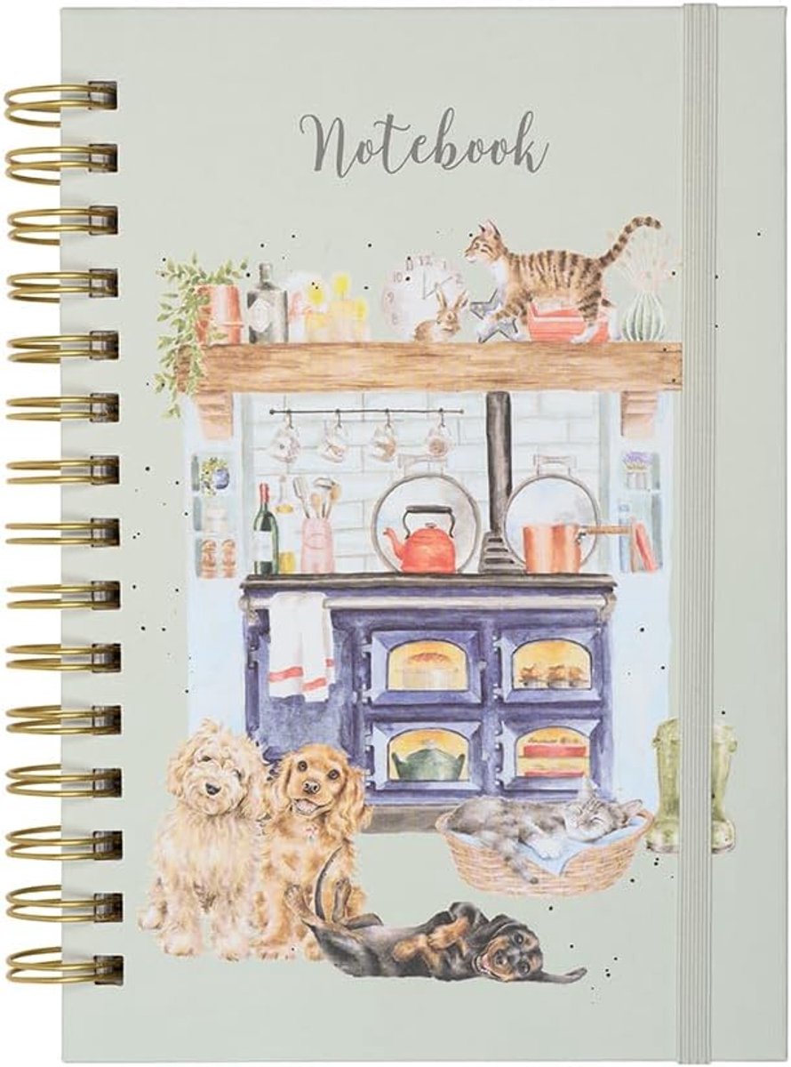 Designs by Hannah Dale The Country Kitchen' Honden en Katten Notitieboek