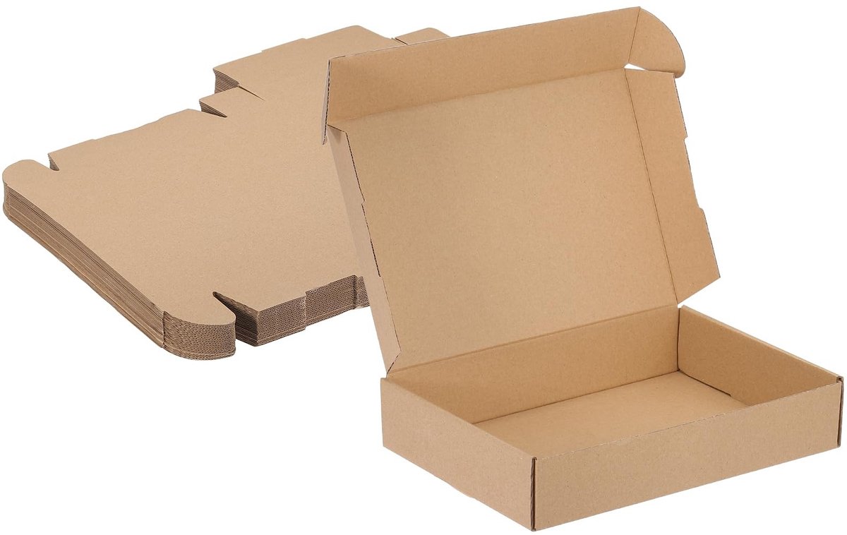 Omgoods - 20 Stuks Kleine Verzenddozen 6x4x2 Inch - Bruin Karton voor Verpakking