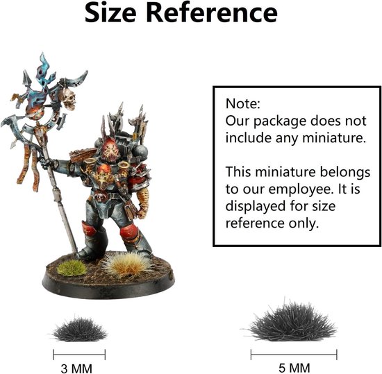Grass Tufts Statische miniatuur grasbosje (lentegroen) — afbeelding 4