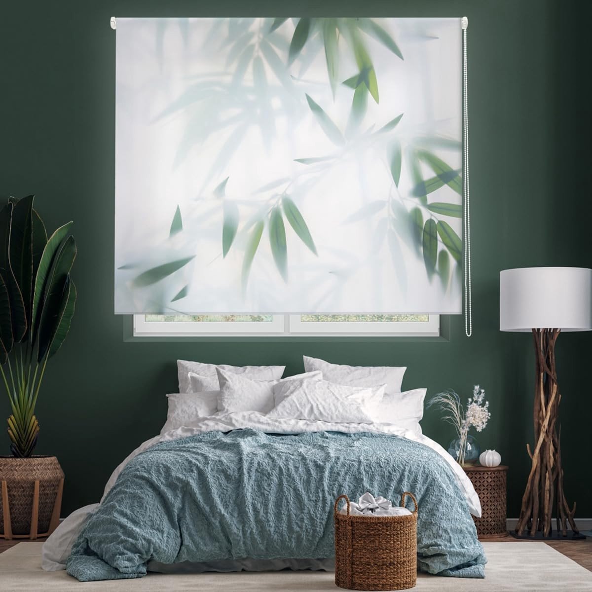 Omgoods - Digitale Rolgordijn met Print - Serenity 160 x 180 cm