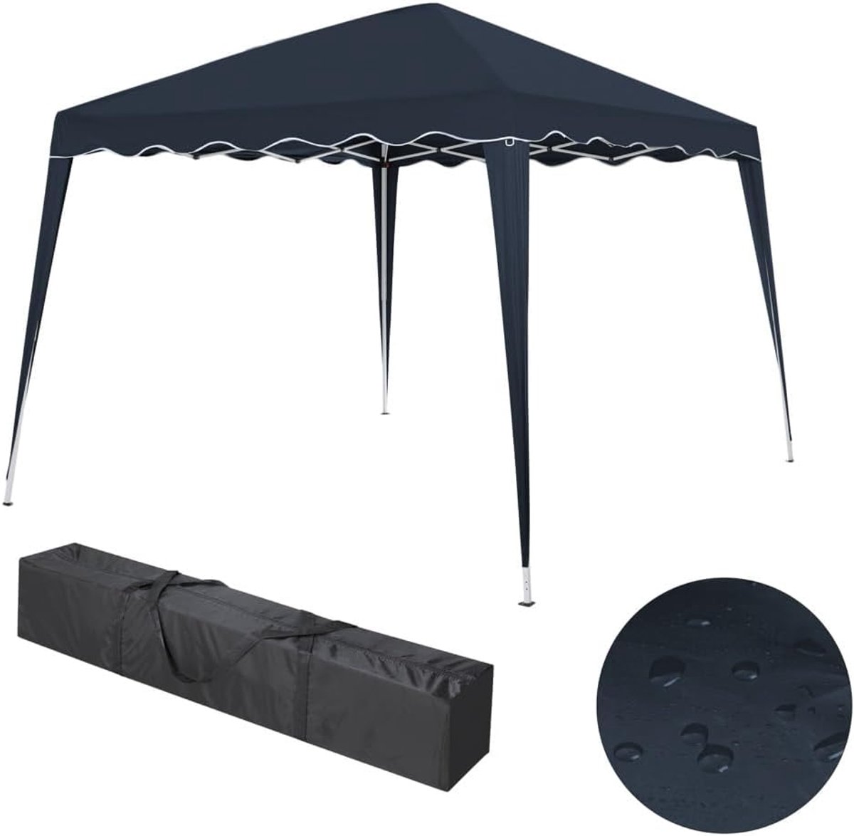 Vouwgazebo 3 x 3 m - Waterafstotend UV 50+ Bescherming - Pop Up Tent - Ideaal voor buitenactiviteiten - ShopVlot
