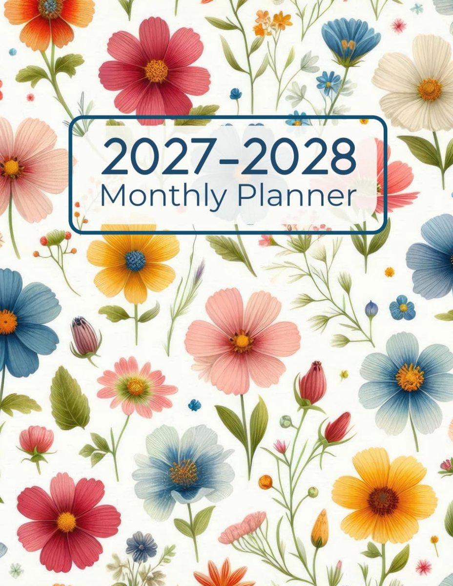 Maandplanner 2027-2028 - 2 Jaar - Handzaam formaat - Perfect voor organisatie - ShopVlot
