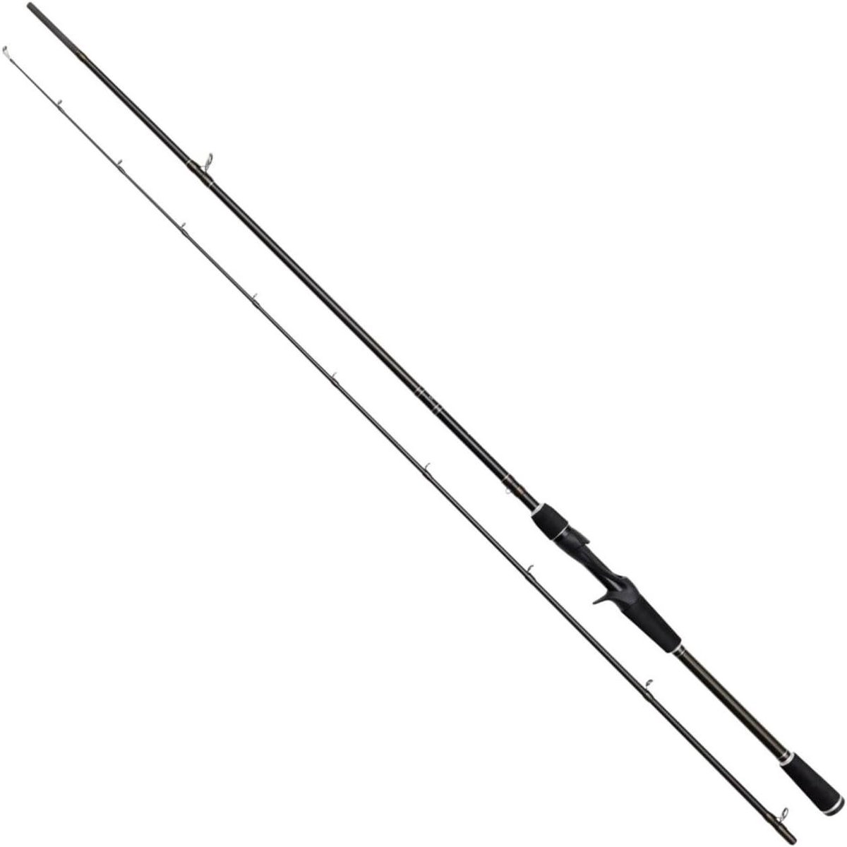 Baitcaster Hengel - Spinhengel Roofvishengel - Roofvissen Vissen - Krachtige Ruggengraat - 240 cm 60-140g - Zilver