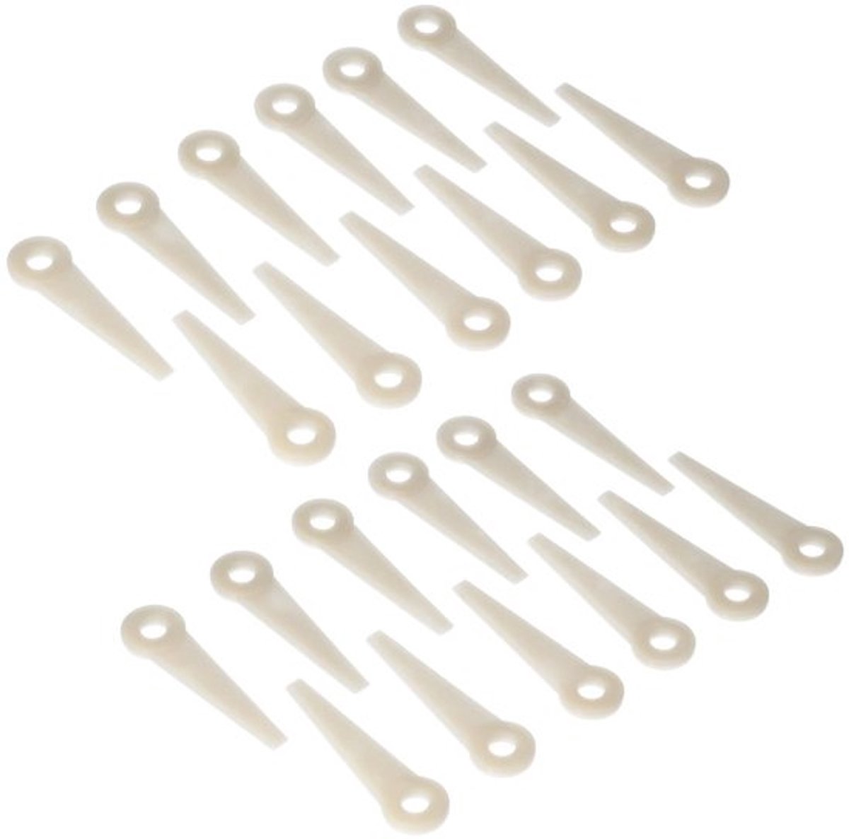 24PCs Grasmaaierbladen Snijbladen Tuin Grasmaaier Accessoires - Pa66