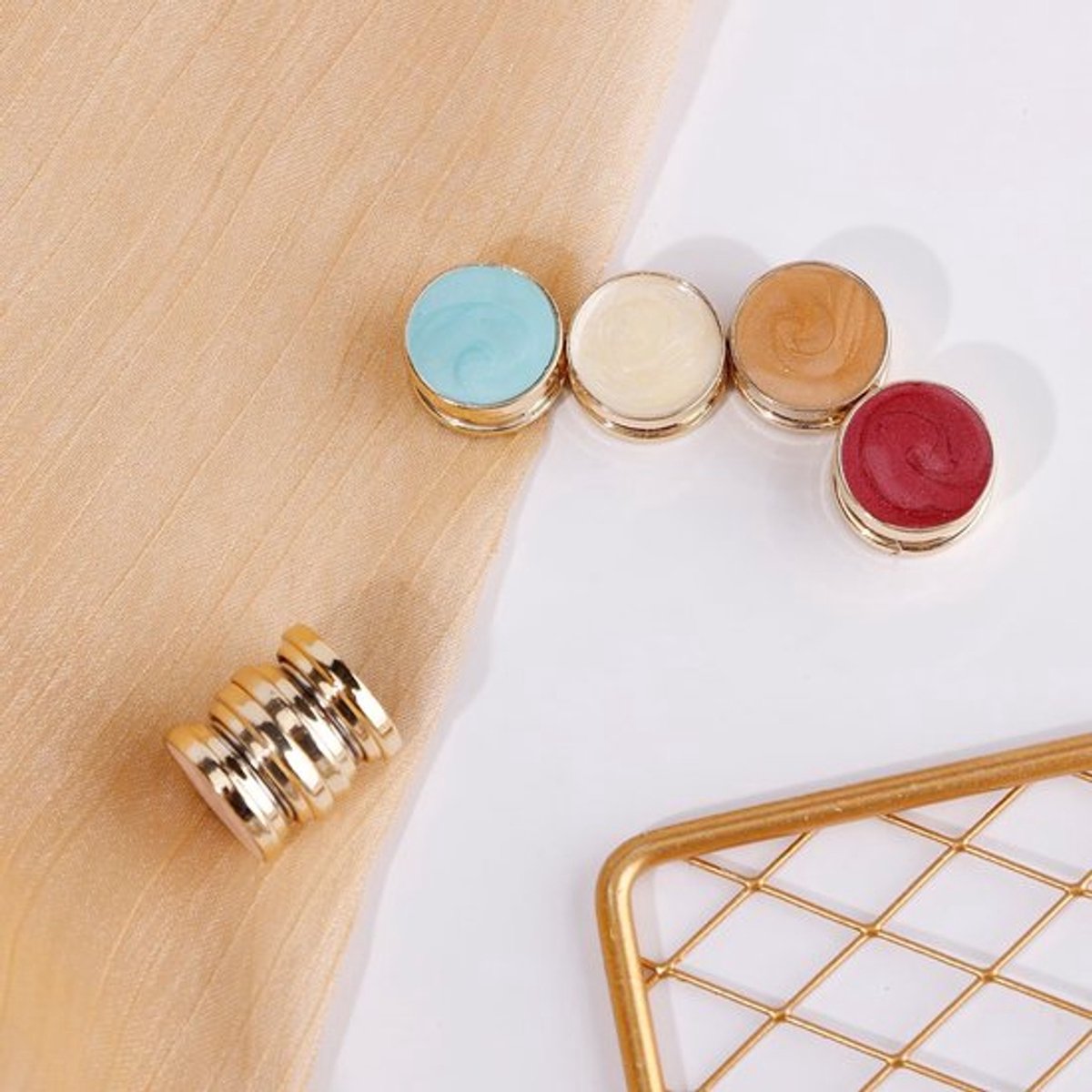 Golden crown - Magnetische hijab-pinnen - Multifunctionele