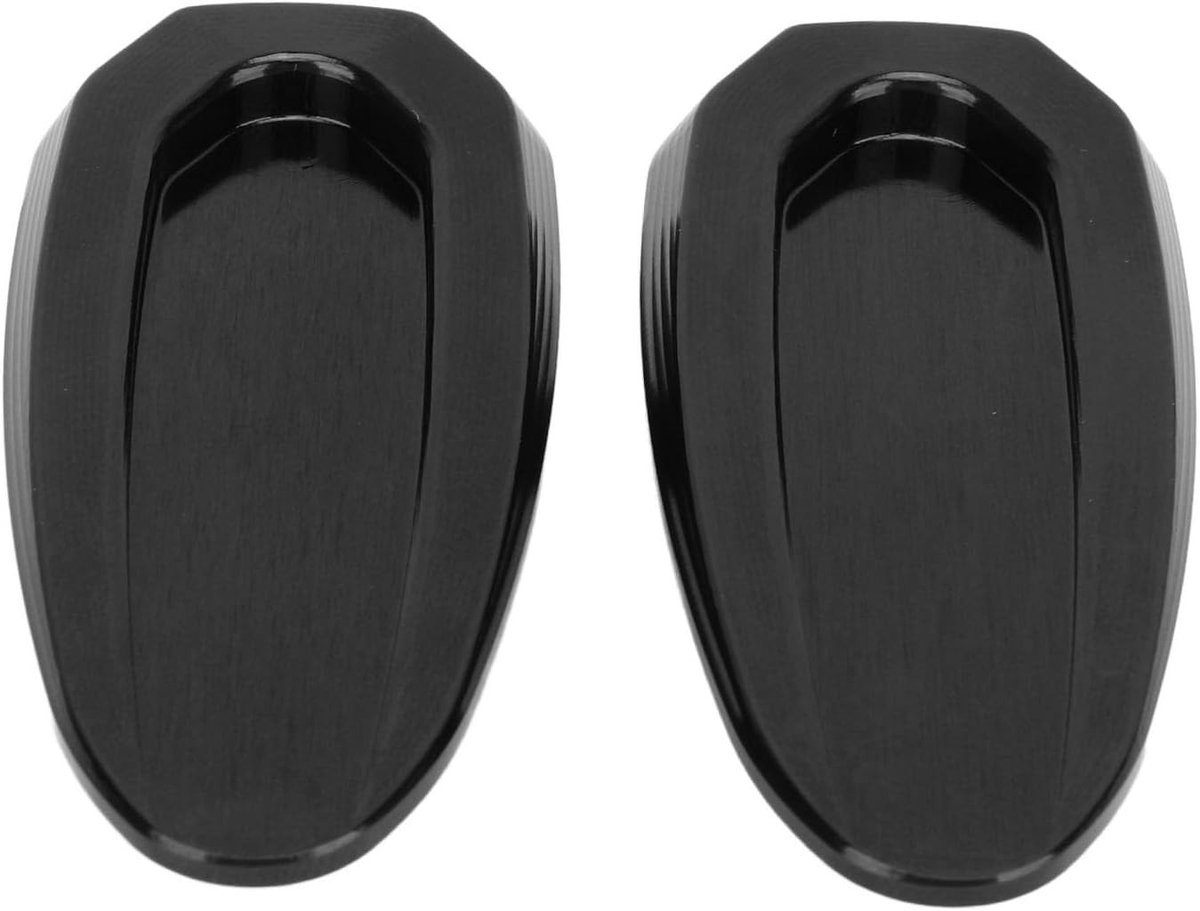 Waterbestendige Spiegelbasisbedekking voor Voorruit met Aluminium Legering voor Motorfiets S1000RR 2019-2023 (Zwart) - Duurzaam en Stijlvol Accessoire