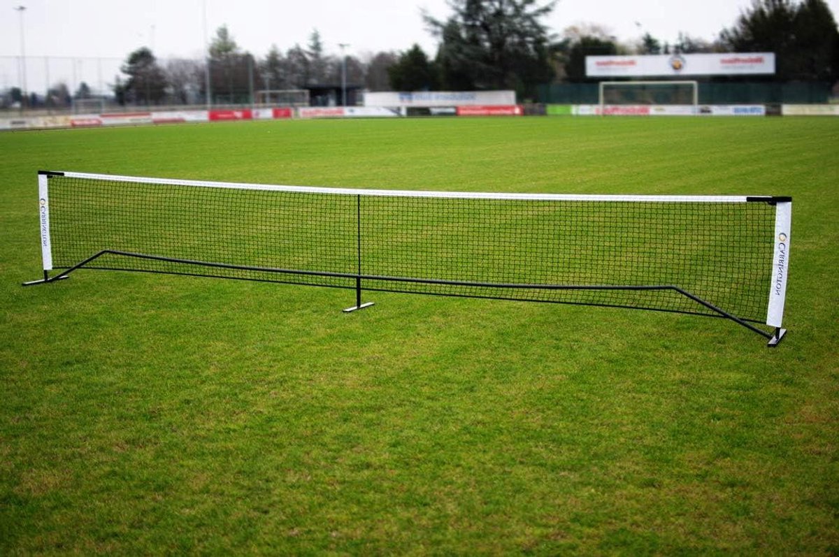 Tennis Net - Trainingsnet Sportnet - Sport Training Oefenen - UV Bestendig Net - 6 Meter Breed - Zwart Wit