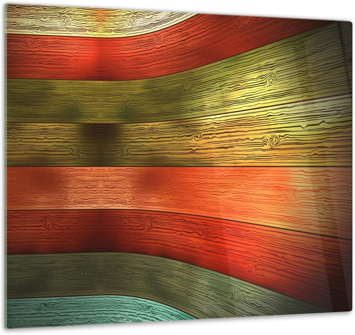 Glazen Keukenbord - Glassnijplank Werkblad - Keukenwerkblad Beschermen - Gehard Krasvast Glas - 60 x 52 cm - Meerdere Ontwerpen