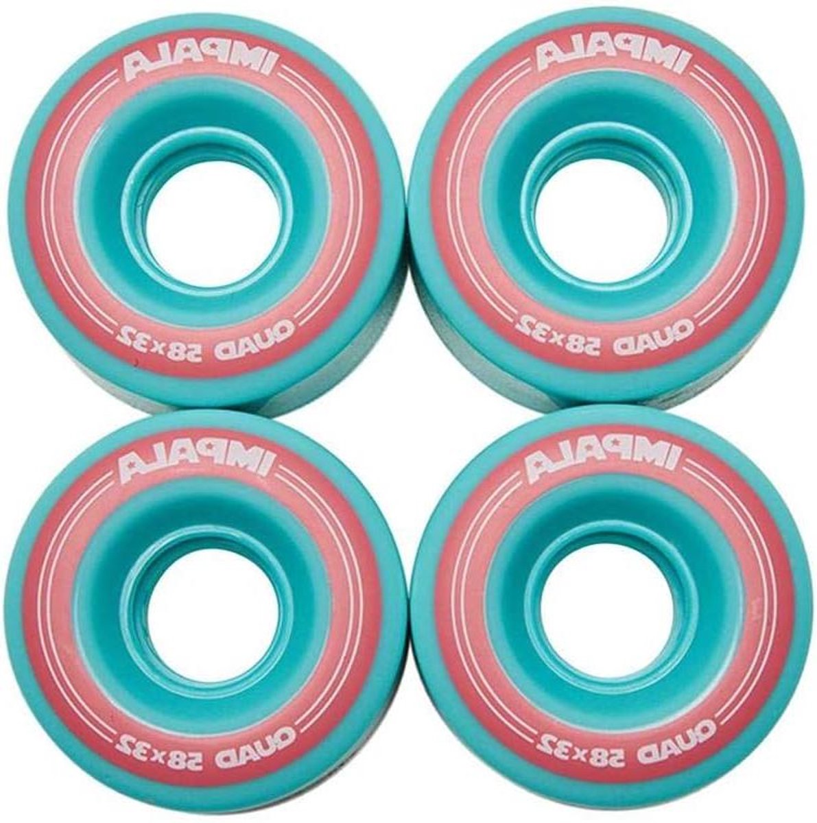 Skeelerwielen Rolschaatswielen Snel Skaten Hard Composietmateriaal 58 mm Aqua
