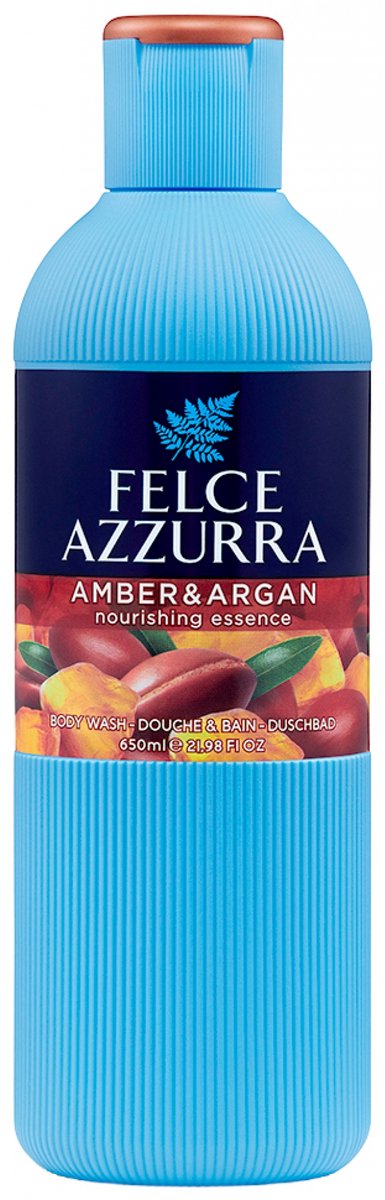 Felce Azzurra Badcreme en douchegel Amber Argan 650ml