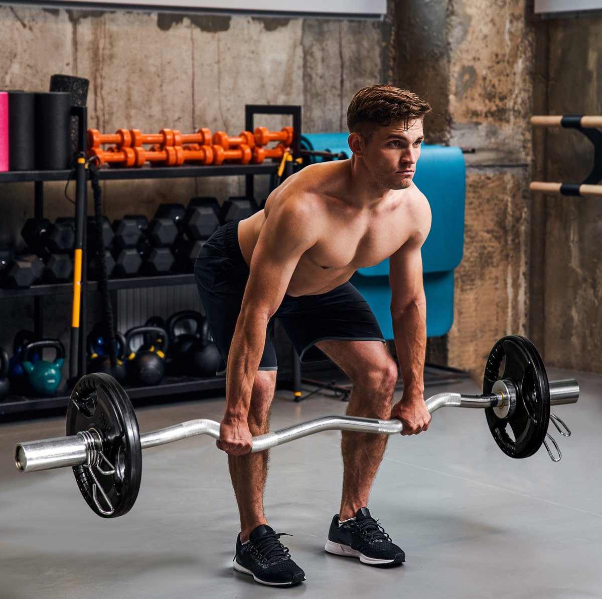 MEUNIQ Halterschijven 2-delige set 2 x 5 kg Tri-Grip met 5 cm boring en rubberen afwerking, geschikt voor halterstang en losse krachttraining, zwart