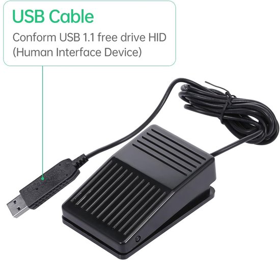 USB Voetschakelaar voor PC Besturing en Gaming — afbeelding 4