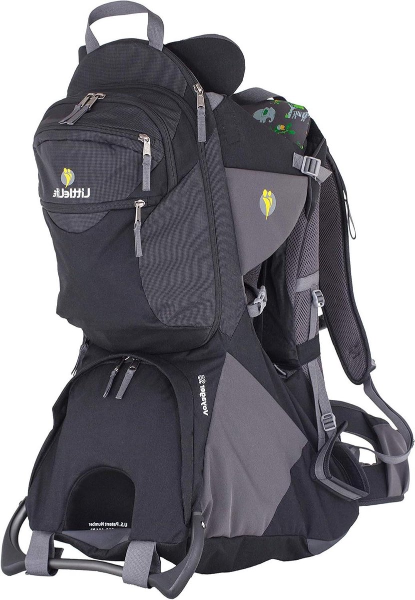 Kinderdrager - Draagzak Rugzak - Wandelen Buiten - Air-flow Rugsysteem - 77 cm - Zwart