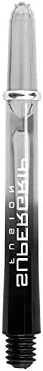 Dartshafts - Dart Accessoires - Darten - Supergrip Fusion - 40 mm - Zwart
