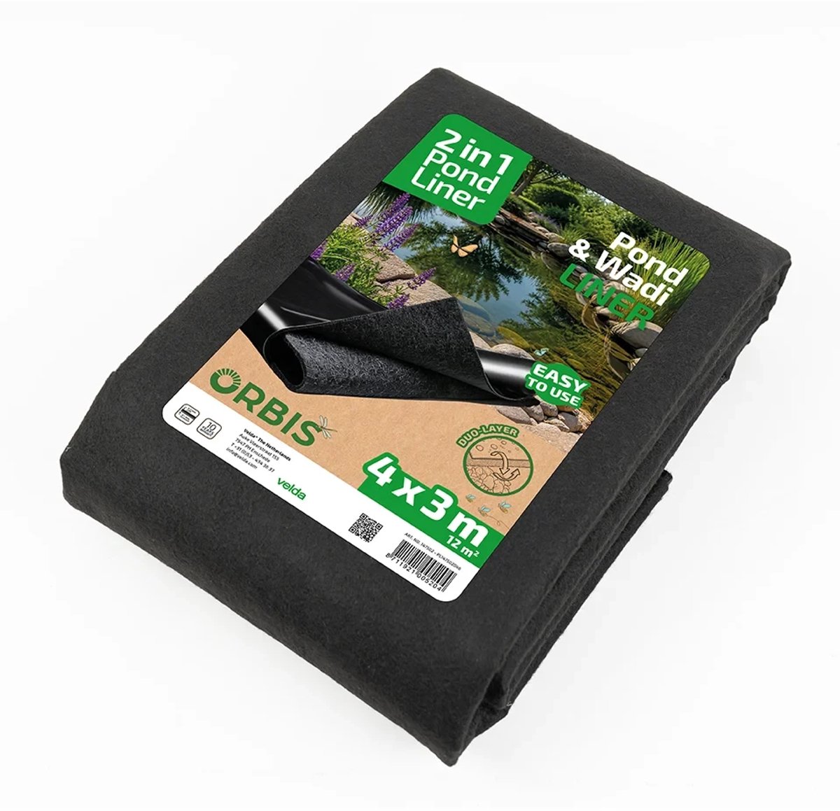 Orbis Vijverfolie 2-in-1 met Onderdoek