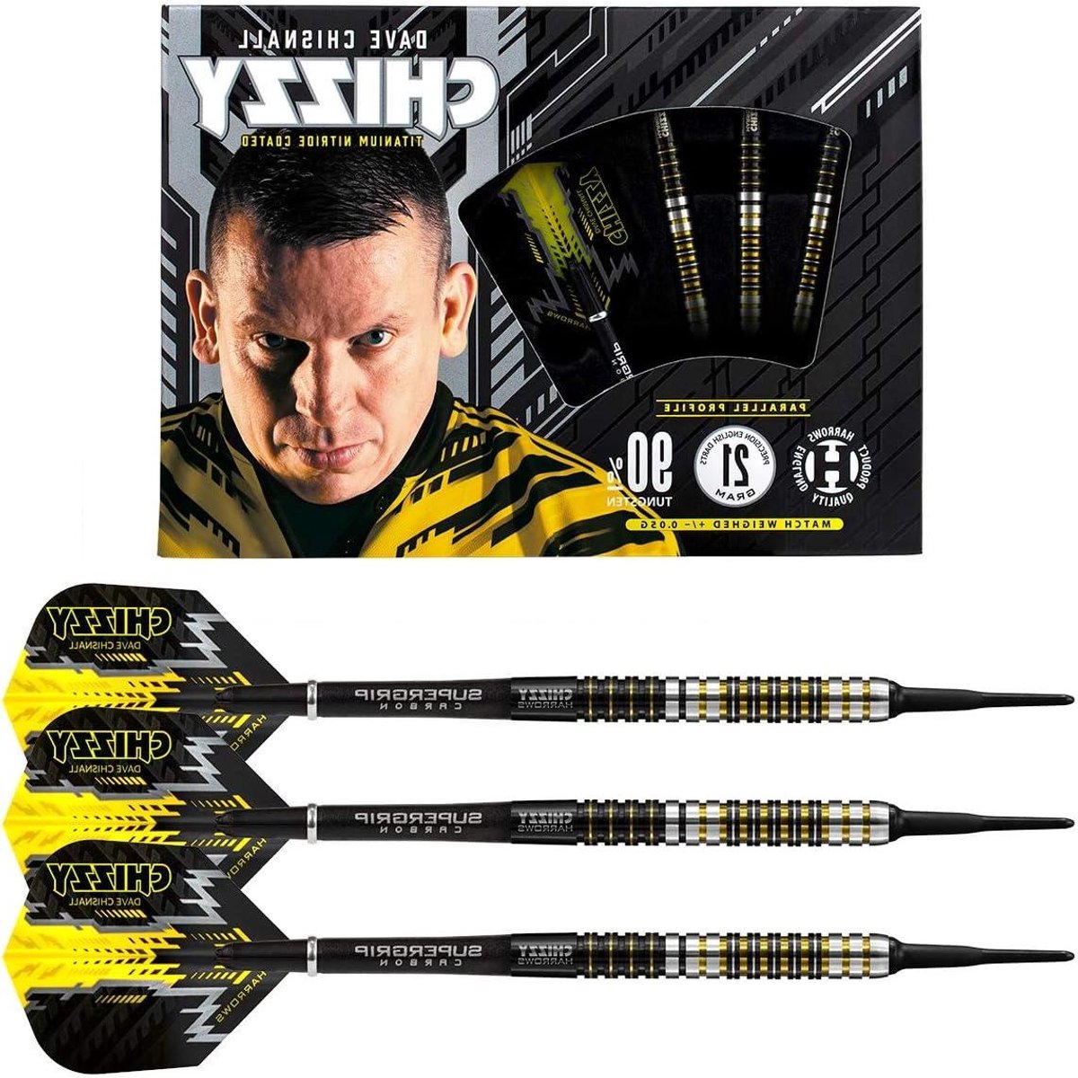 Tungsten Darts - Stalen Darts - Precisie Werpen - Match Gewogen - 20 Gram - Zwart Zilver