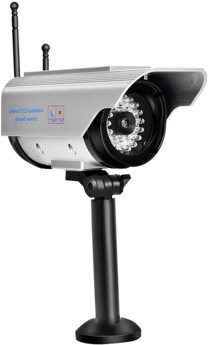 Nep Camera - Dummy Camera Beveiliging - Afschrikking Criminelen - Knipperend LED Licht - 19 x 9 x 9 cm