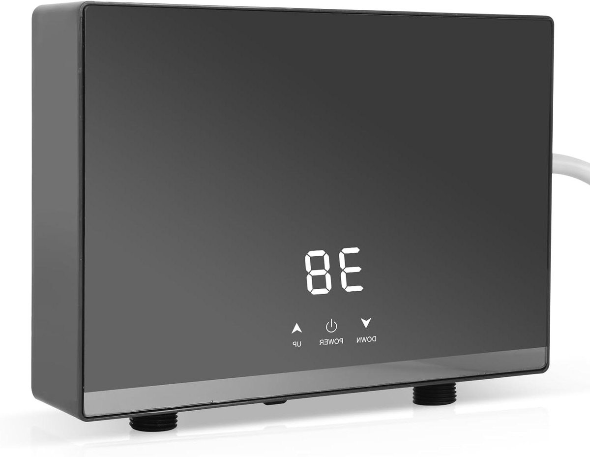 Mini doorstroomboiler - Elektrische boiler - Direct warm water - Tankloos design - 5500 W - Zwart