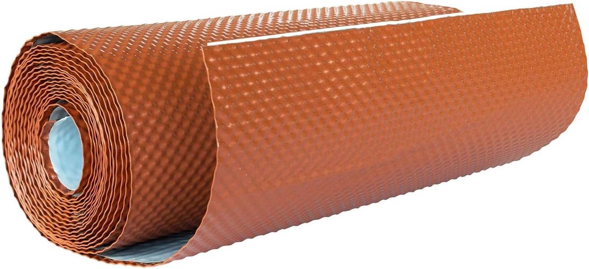Muur Aansluitband - Dakafdichting Tape - Dak Reparatie - Zelfklevend Aluminium - 5m x 39cm - Baksteenrood