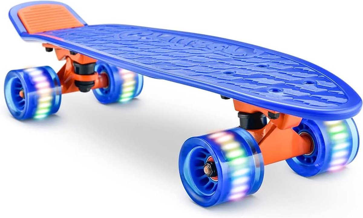 Mini Cruiser Skateboard Carve Board Stabiel Rijden Dubbel Gebogen Dek 60 x 45mm Wielen
