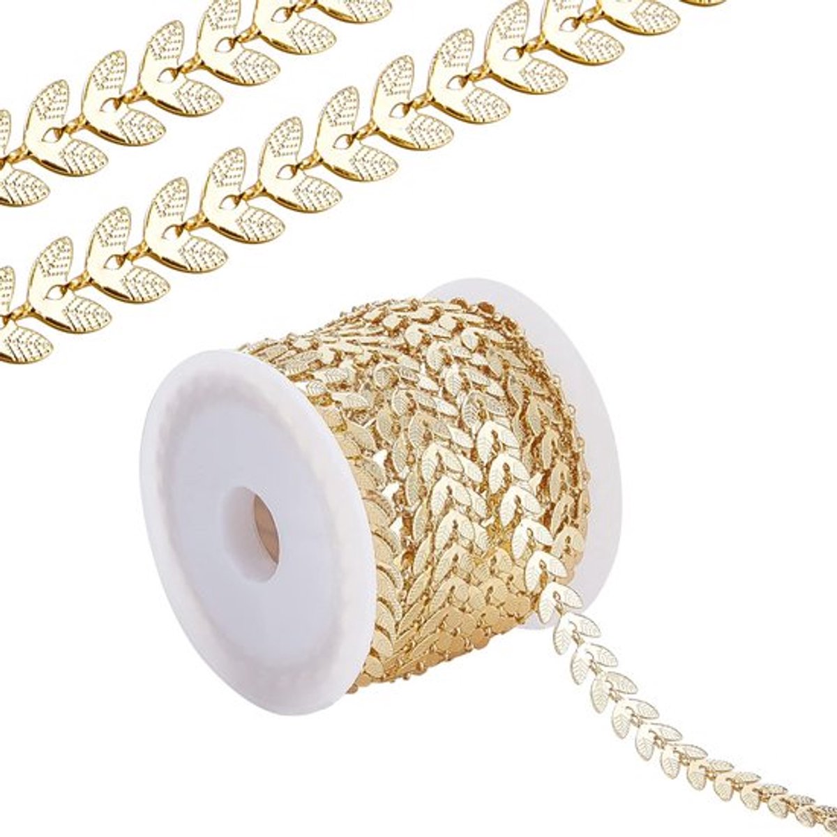 Allecto - Bladketting - DIY Sieraden - Goud - Pijl Kabel Ketting - 5