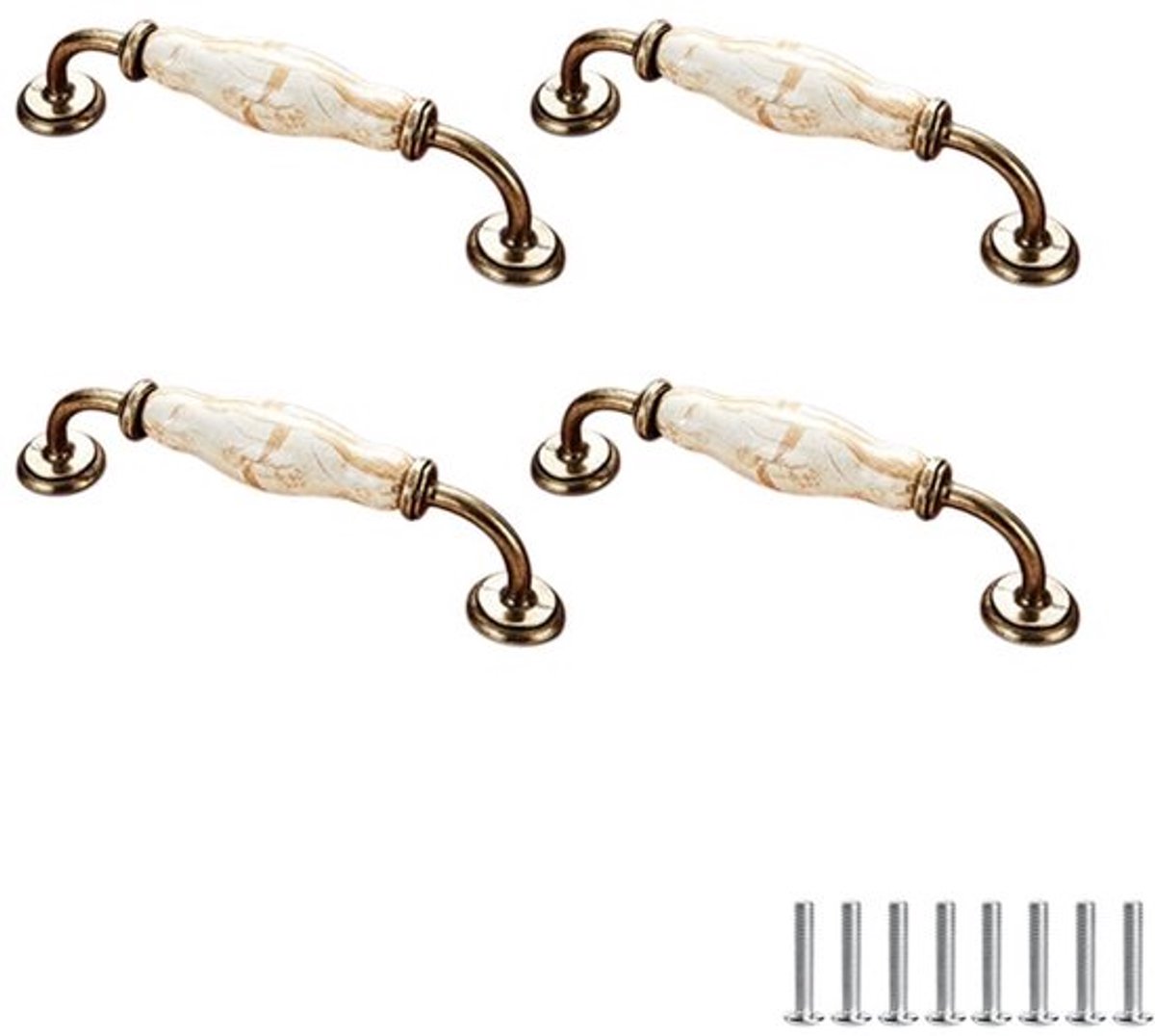 Vt products - Vintage Keramische Kast Deurgrepen - Meubellade
