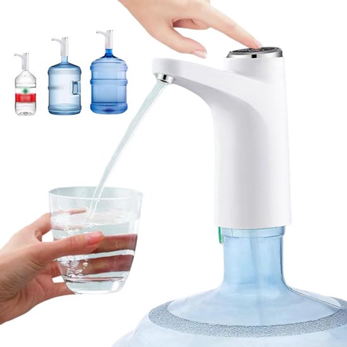 Dailygoods - Elektrische Waterflespomp - Draadloze Waterdispenser