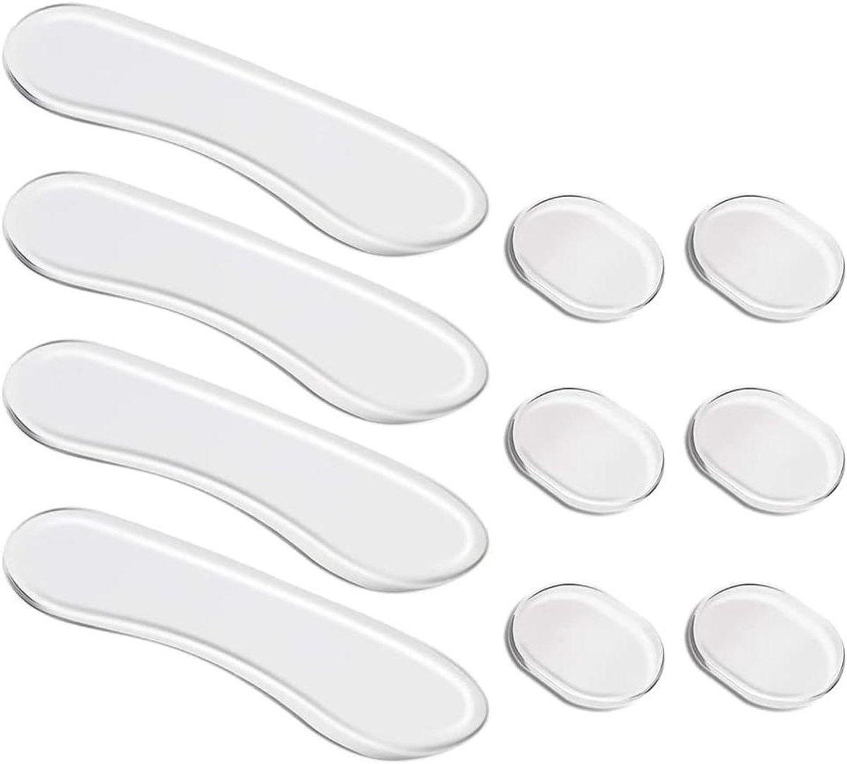 Drum Dempers - Gel Pads - Geluidsreductie Muziek - Zelfklevend Herbruikbaar - 10 Stuks - Transparant