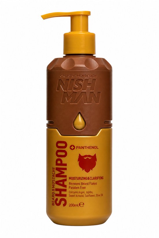 Nish Man | Baard en Snor Set | Shampoo en Conditioner