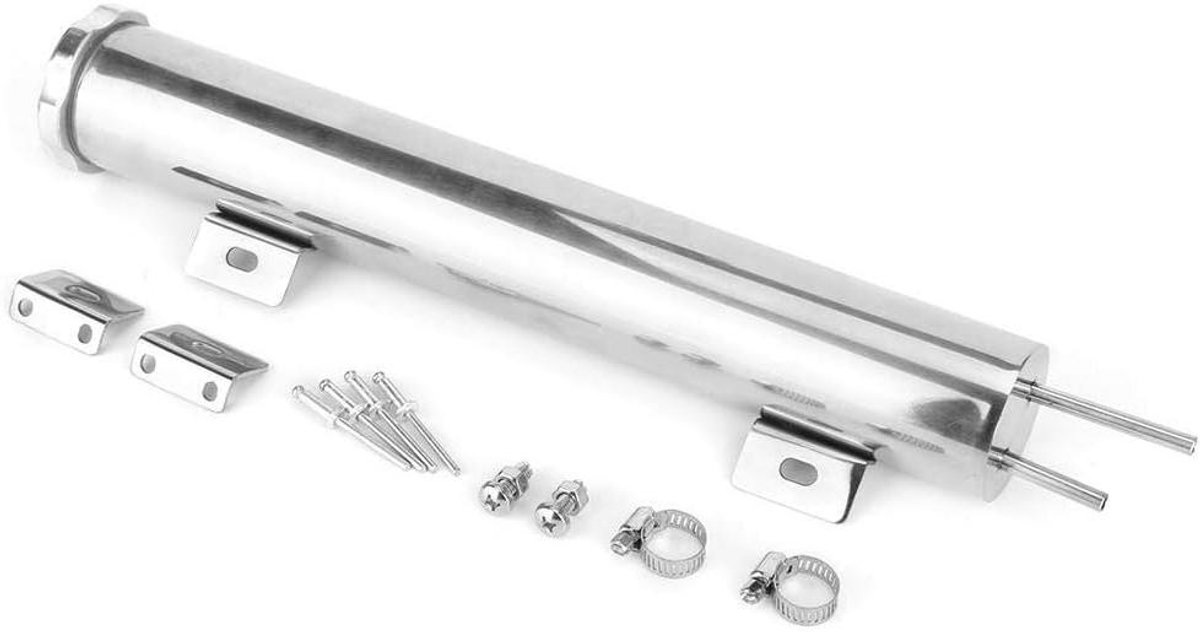 Koelvloeistof Expansievat - Overlooptank - Motoronderhoud - Roestvrij Staal - 13 x 2 inch - Gepolijst