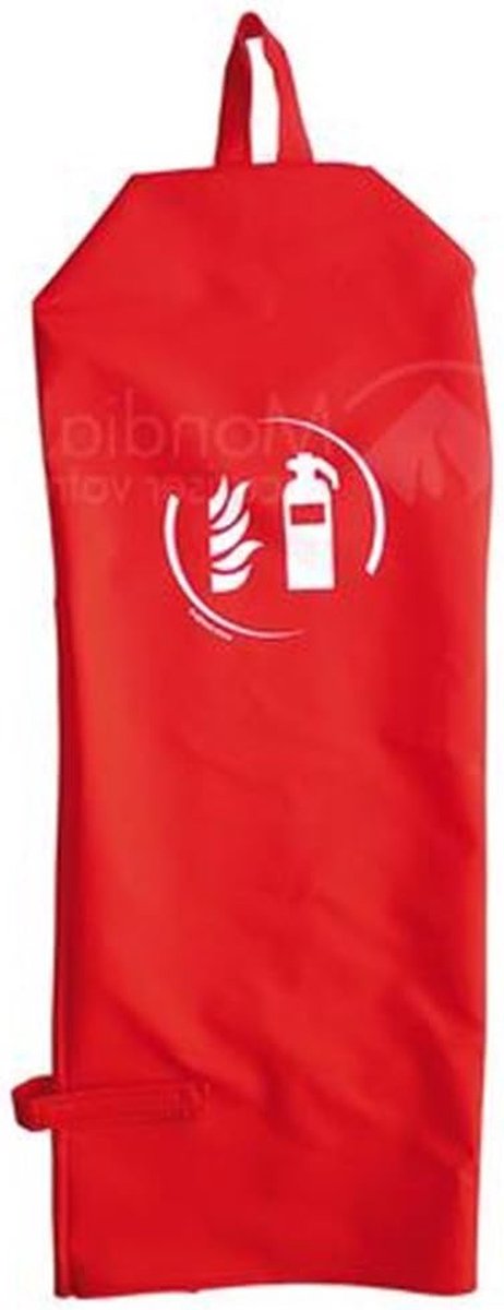 Brandblusser Hoes - Blusserhoes Luxe - Brandveiligheid Beschermen - Zeer Sterke Stof - L 300 x H 770 mm - Rood
