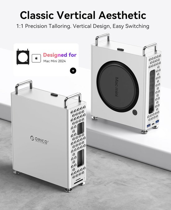 Externe SSD - Opslagstation Datadrager - Bestanden Opslaan - Compact Design - 2TB - Zilver — afbeelding 3