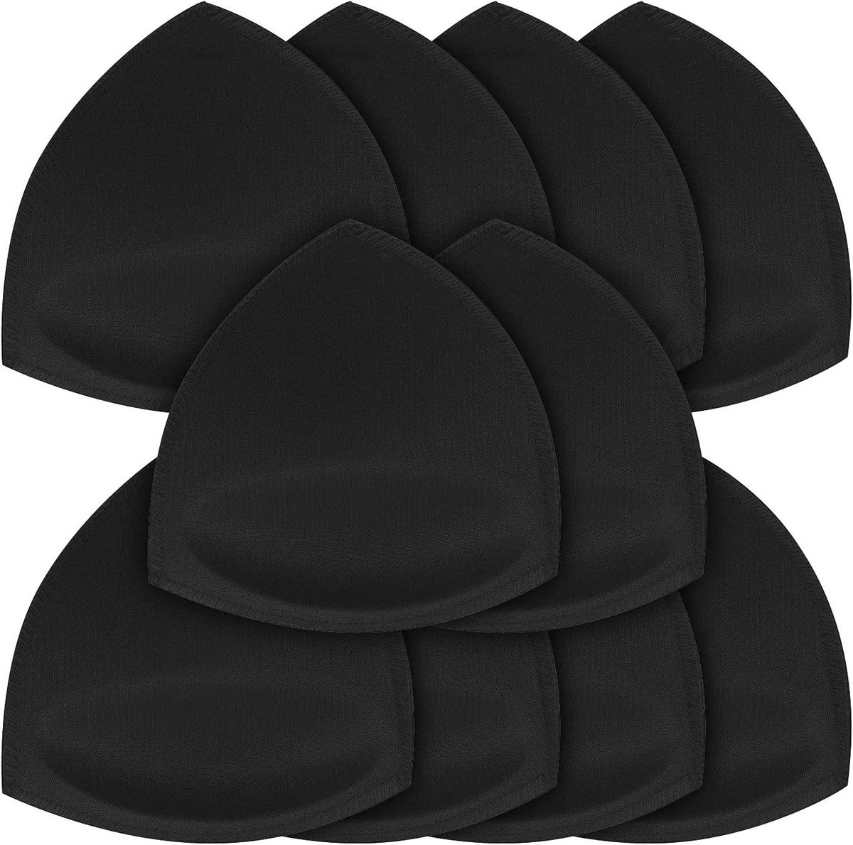 Beha Pads - Inzetstukken Cups - Extra Steun - Ademend Ontwerp - 5 Paren - Zwart