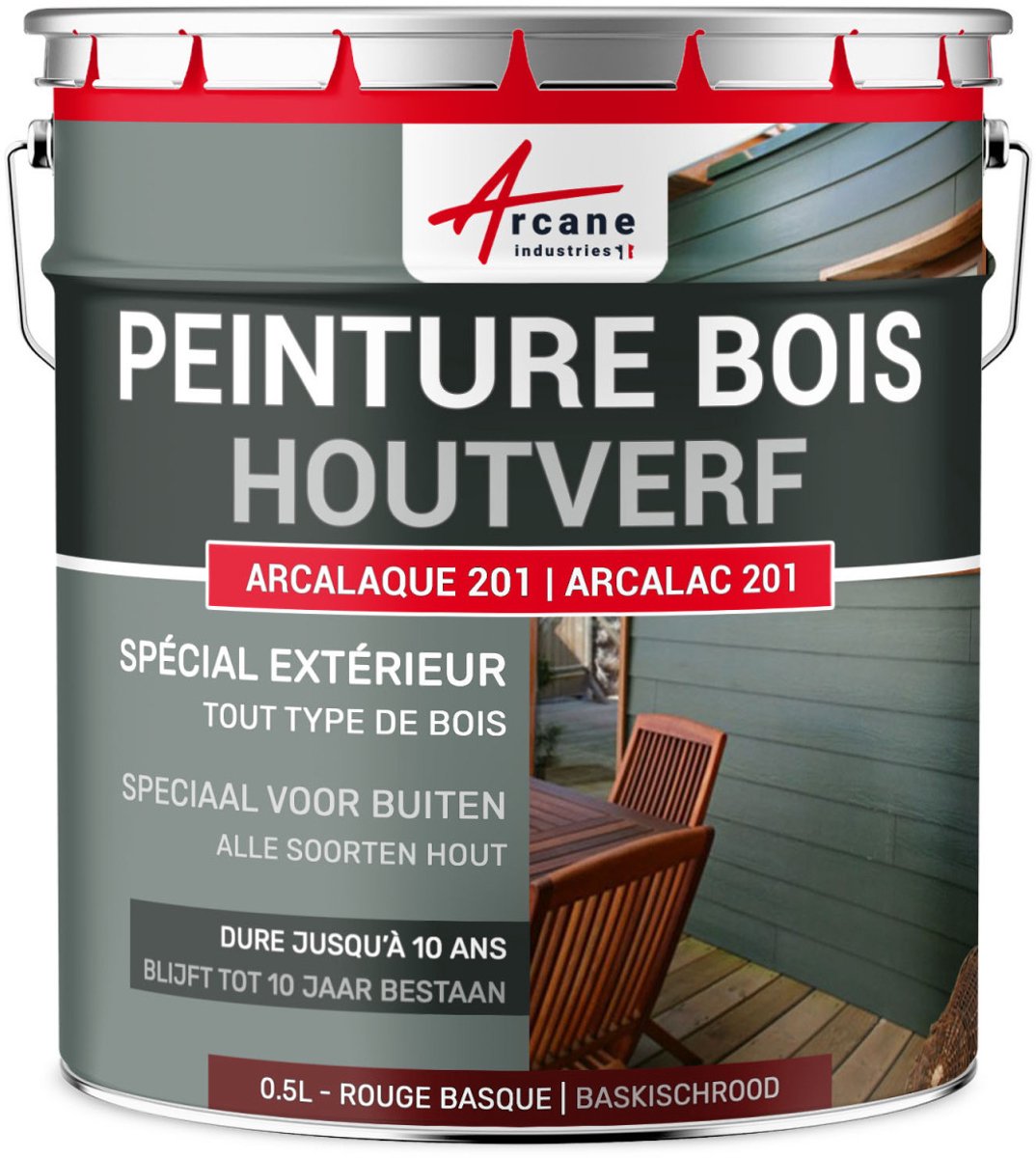 Houtverf voor buiten en binnen - ARCALAQUE 201