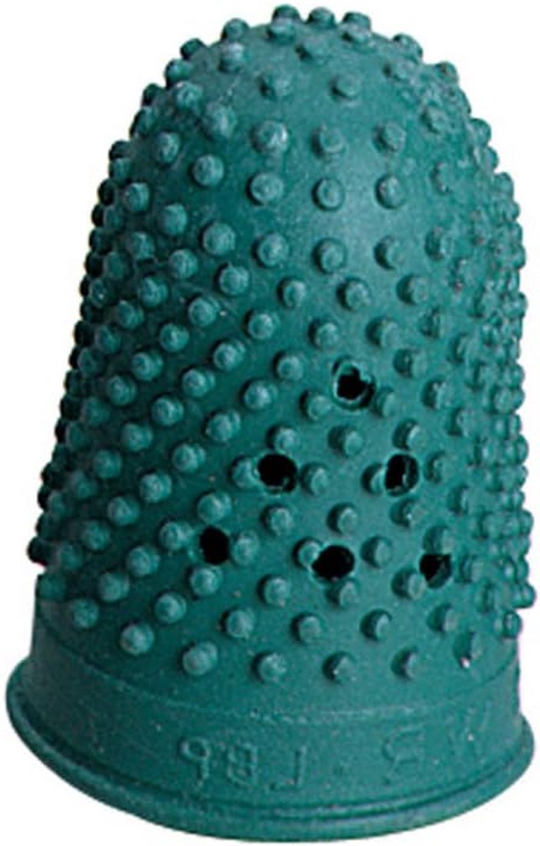 Vingerhoedjes - Bankbiljet Tellers - Papier Sorteren - Zachte Rubber Pinnen - 22 mm Diameter - Groen
