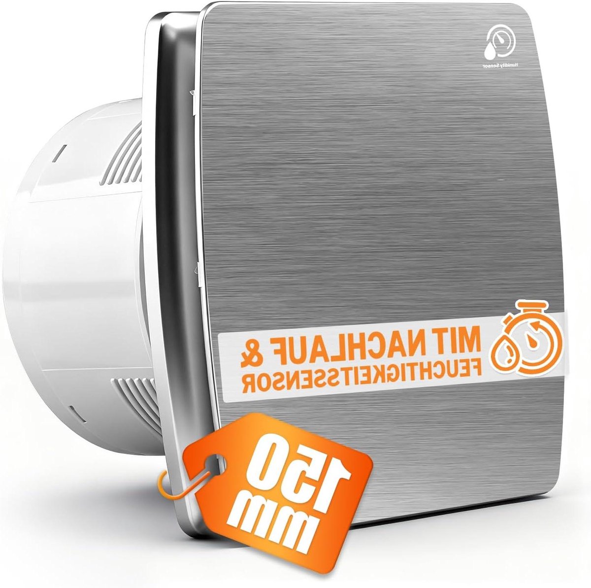 Badkamerventilator - Afzuigventilator Vochtig - Vochtige Ruimtes Ventileren - Met Vochtsen
