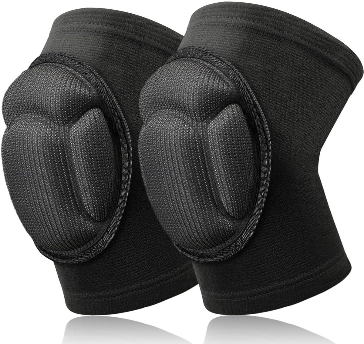 Kniebeschermers - Kniekussens Dansen - Sport Bescherming - 20mm Schuimvulling - M L - Zwart