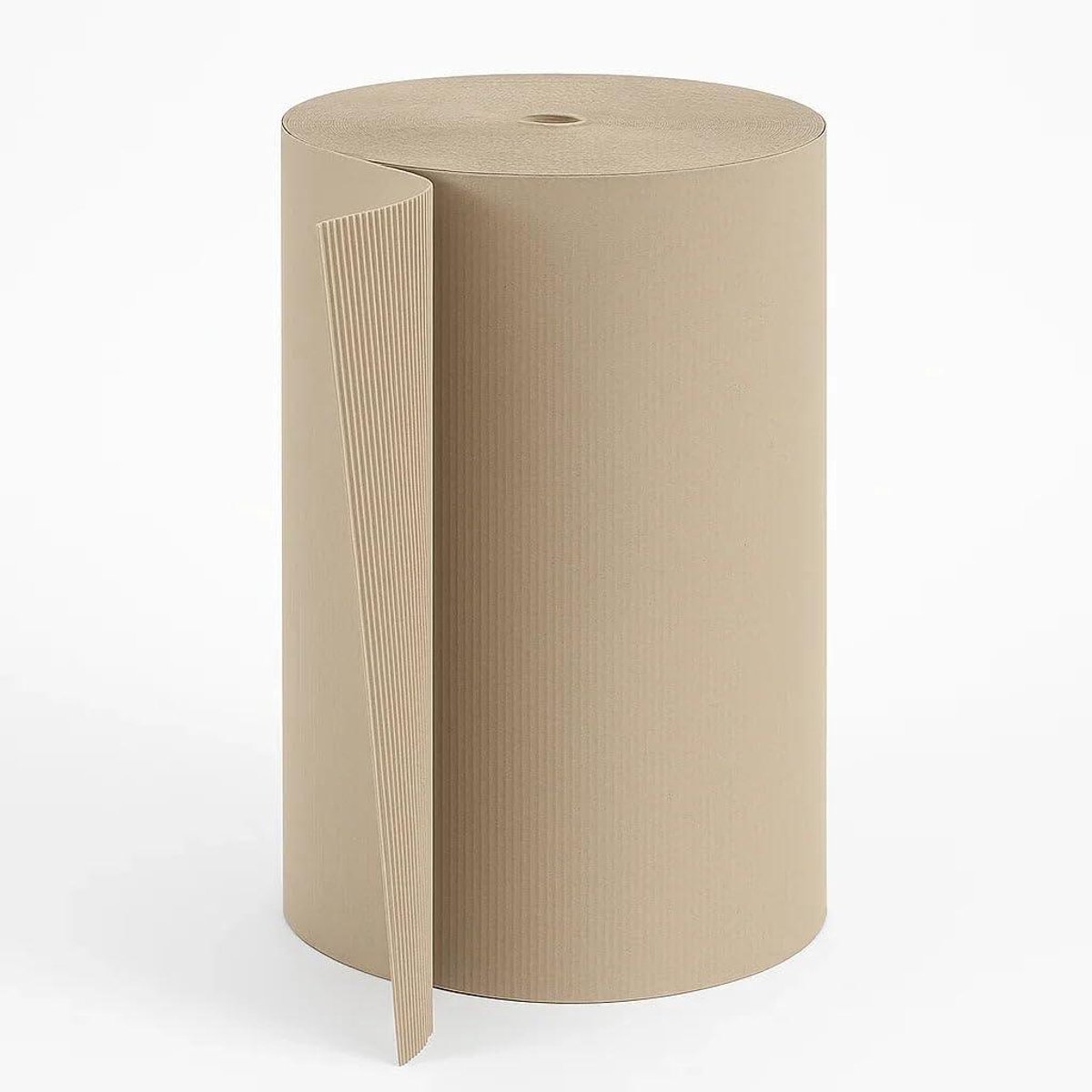 Onkruiddoek Golfkarton - Tuinvlies Mulchvlies - Onkruid Vrij Houden - 100% Biologisch Afbreekbaar - 1 x 25 m - Bruin