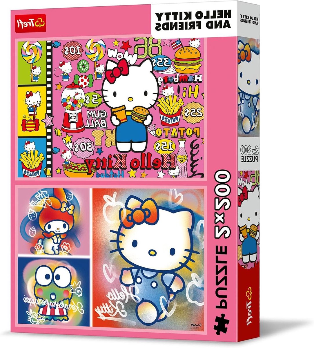 2-in-1 Puzzelset: 2x200 Stukjes met Vriendjes, Leuk voor Tieners