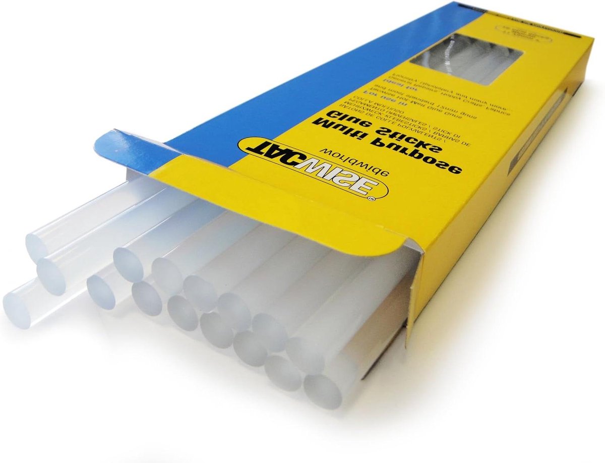 Lijmsticks - Smeltlijm Lijmpatronen - Klusjes en hobby - Snelle uitharding - 1175 mm x 300 mm - Transparant