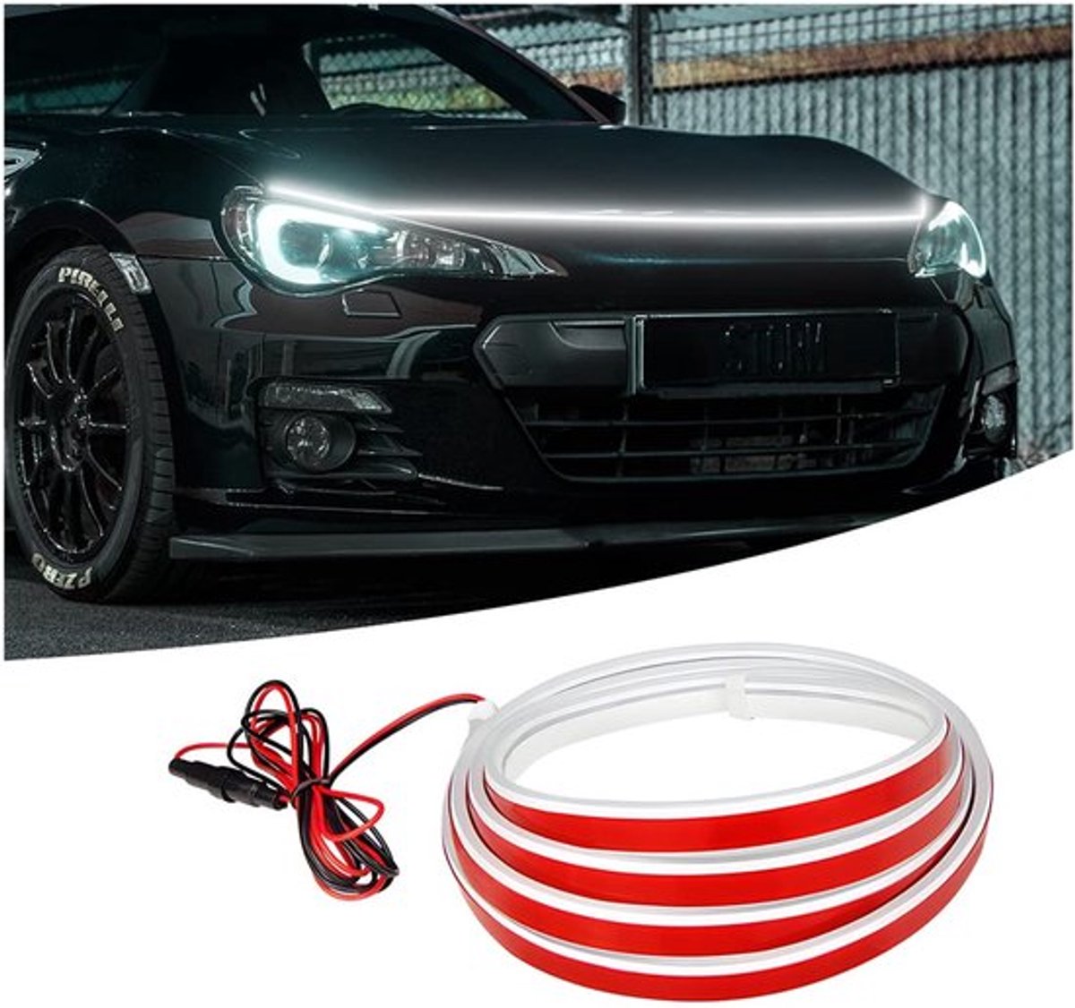 VT Goods - Auto Kap Licht Strip - LED Dagrijverlichting - Waterdicht