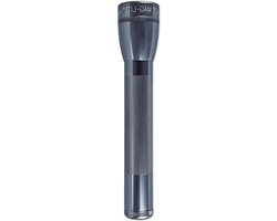 LED Zaklamp - Zaklamp C-Cell - Noodsituaties Verlichten - Waterdicht Ontwerp - 21.8 cm - Grijs