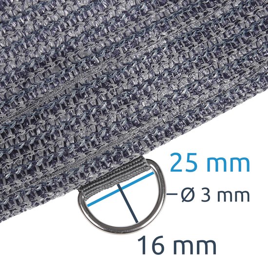 Voortent Tapijt - Outdoor Kleed - Kamperen en Tuin - Ademend en Waterdoorlatend - 250 x 400 cm - Blauw Grijs — afbeelding 4
