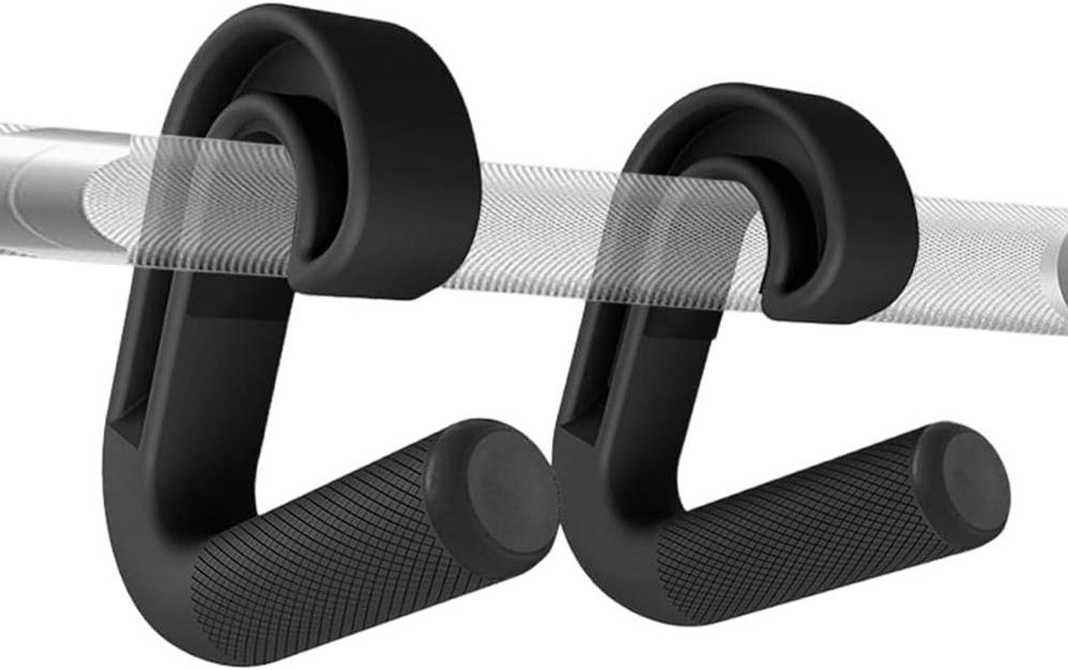 Fitness Handgrepen - Optrekgrepen Roeigrepen - Kracht Training - Ergonomisch Ontwerp - 2 stuks - Zwart