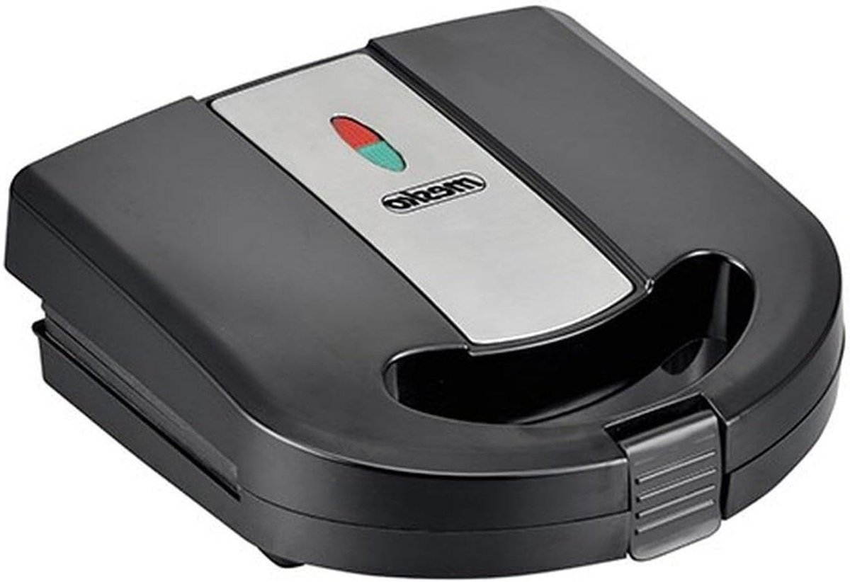 Sandwichmaker - Tosti Apparaat Broodrooster - Snelle Maaltijden Maken - 3-in-1 Platen - 750 Watt - Goud