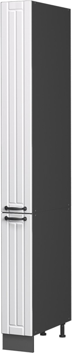 Vicco Apotheekkast Fame-Line, Wit Landhuis/Antraciet, 20 cm