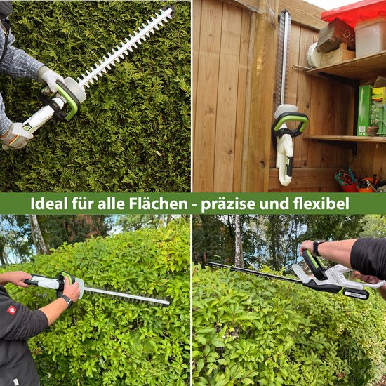 TRUTZHOLM Accu Heggenschaar 20V met 2x 2Ah Batterij & Lader - 52cm Snoerloze Heggentrimmer - Heavy Duty Duopack Struikschaar van TRUTZHOLM — afbeelding 5