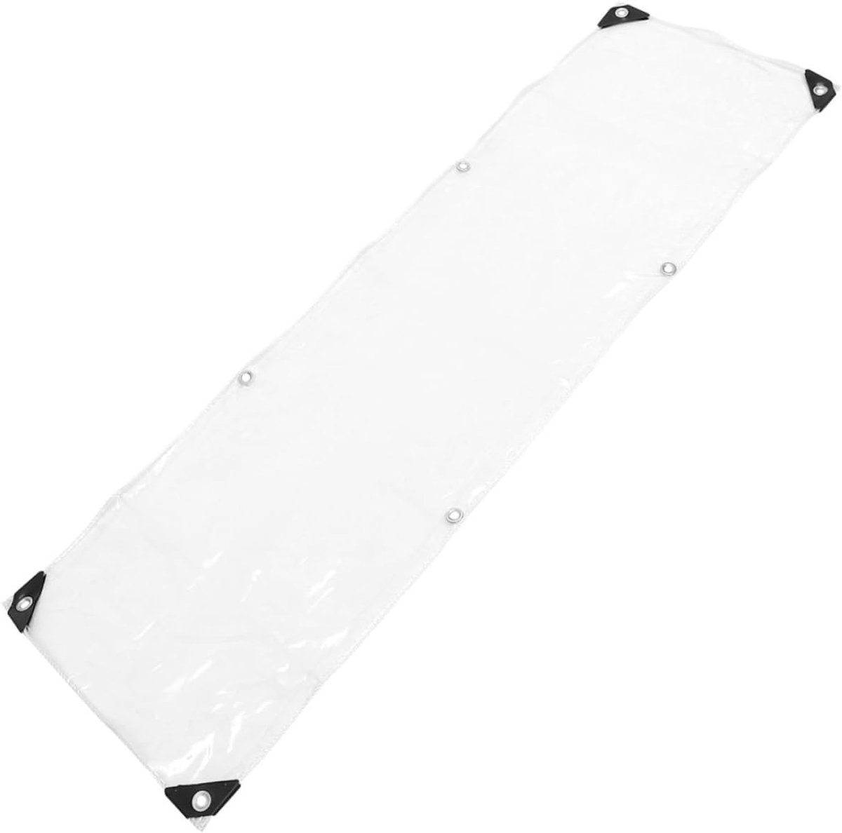 Kampeerzeil PVC - Tentzeil Zonnescherm - Buiten Beschermen - Transparant Scheurvast - 93x93 cm - Transparant